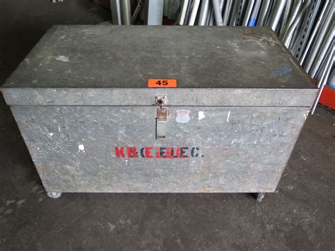 large industrial metal box|large metal container with lid.